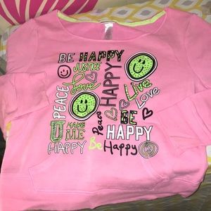 Justice size 12 sweatshirt with front pocket. Size 12